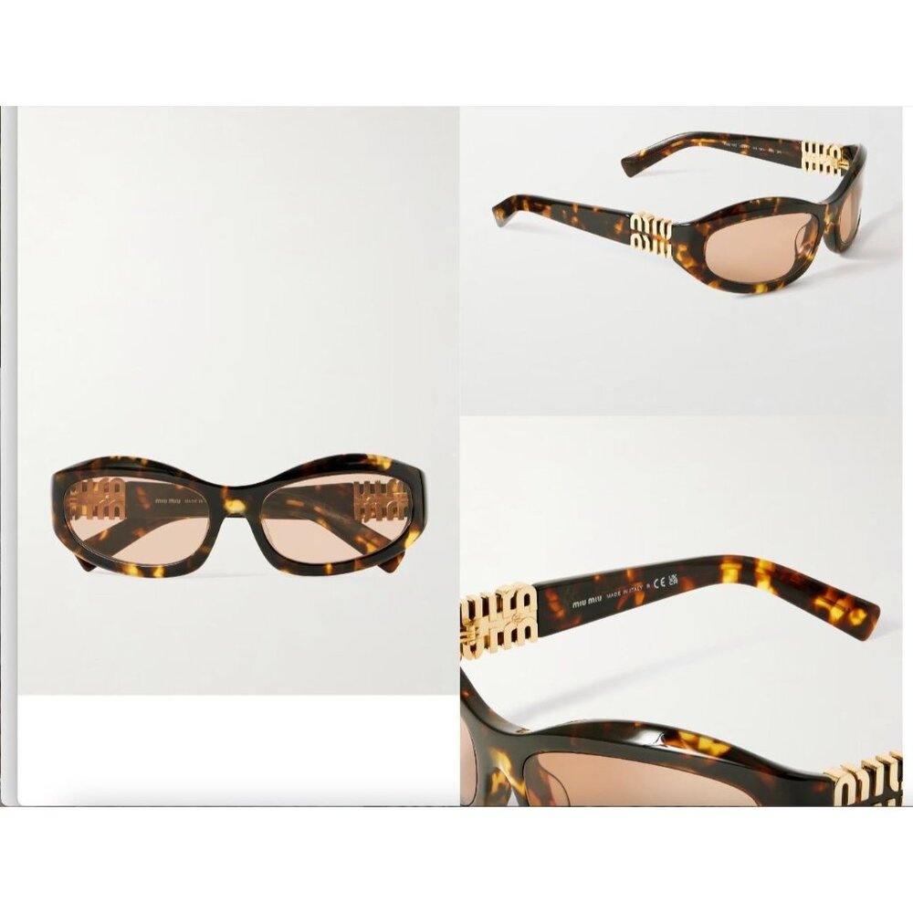 MIU MIU Glimpse D-frame acetate sunglasses - image 2
